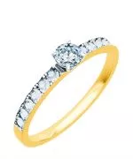 Bonore - Arany 585 - Gyémánt 0,4 ct gyűrű