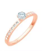 Bonore - Rózsaszín Arany 585 - Gyémánt 0,5 ct gyűrű
