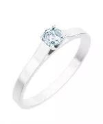 Bonore - Fehér Arany 585 - Gyémánt 0,4 ct gyűrű