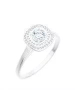 Bonore - Fehér Arany 585 - Gyémánt 0,5 ct gyűrű