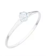 Bonore - Fehér Arany 585 - Gyémánt 0,5 ct gyűrű