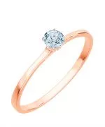 Bonore - Rózsaszín Arany 585 - Gyémánt 0,4 ct gyűrű