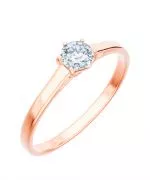Bonore - Rózsaszín Arany 585 - Gyémánt 0,4 ct gyűrű
