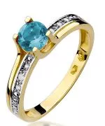 Bonore - Arany 585 - Topáz 0,5 ct gyűrű