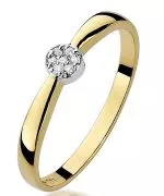 Bonore - Arany 585 - Gyémánt 0,04 ct gyűrű