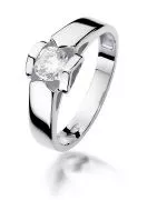 Bonore - Fehér Arany 585 - Gyémánt 0,5 ct gyűrű