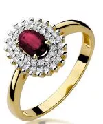 Bonore - Arany 585 - Rubin 0,6 ct gyűrű