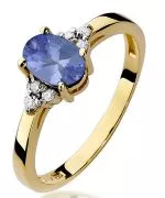 Bonore - Arany 585 - Tanzanit 0,7 ct gyűrű