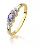 Bonore - Arany 585 - Tanzanit 0,15 ct gyűrű