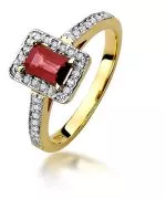 Bonore - Arany 585 - Rubin 0,8 ct gyűrű