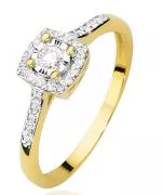 Bonore - Arany 585 - Gyémánt 0,08 ct gyűrű