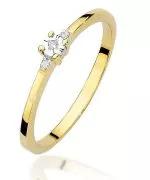 Bonore - Arany 585 - Gyémánt 0,0086 ct gyűrű