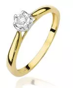 Bonore - Arany 585 - Gyémánt 0,08 ct gyűrű
