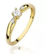 Bonore - Arany 585 - Gyémánt 0,02 ct gyűrű
