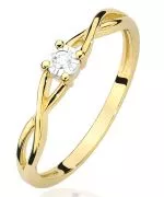 Bonore - Arany 585 - Gyémánt 0,03 ct gyűrű
