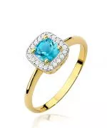 Bonore - Arany 585 - Topáz 0,7 ct gyűrű