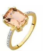 Bonore - Arany 585 - Morganit 2,8 ct gyűrű