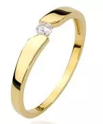 Bonore - Arany 585 - Gyémánt 0,08 ct gyűrű