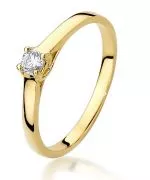 Bonore - Arany 585 - Gyémánt 0,12 ct gyűrű