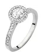 Bonore - Fehér Arany 585 - Gyémánt 0,5 ct gyűrű