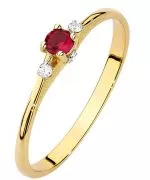 Bonore - Arany 585 - Rubin 0,15 ct gyűrű