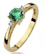 Bonore - Arany 585 - Smaragd 0,5 ct gyűrű