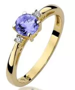 Bonore - Arany 585 - Tanzanit 0,5 ct gyűrű