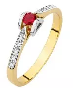 Bonore - Arany 585 - Rubin 0,15 ct gyűrű