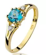 Bonore - Arany 585 - Topáz 0,7 ct gyűrű