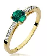 Bonore - Arany 585 - Smaragd 0,5 ct gyűrű