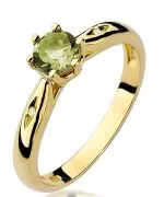 Bonore - Arany 585 - Olivin 0,6 ct gyűrű