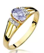 Bonore - Arany 585 - Tanzanit 0,4 ct gyűrű