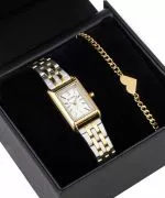 BOWA Paris White Silver-Gold Steel 20 Gift Set női karóra