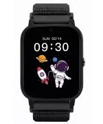 Garett Kids Tech 4G Fekete Velcro Gyerek okosóra