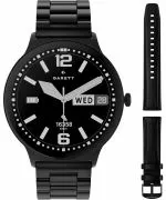 Garett Quantum Glow Black SET férfi okosóra