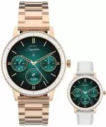 Garett Signature Grace Rose Gold Solid SET női okosóra