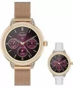 Garett Signature Stella Rose Gold Mesh SET női okosóra
