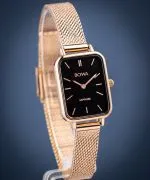 BOWA Dubai Black Rose-Gold Mesh 20 női karóra