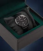DESTELL Pictor Full Black Sapphire Gift Set férfi karóra