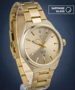 DESTELL Aries Full Gold Steel Sapphire férfi karóra