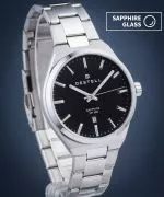 DESTELL Aries Black Silver Steel Sapphire férfi karóra