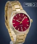 DESTELL Aries Red Gold Steel Sapphire férfi karóra