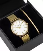 BOWA Praha White-Gold Mesh 38 Gift Set női karóra