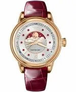 Aviator Moonflight Gemstone Edition Silver Red Ruby Limited Edition női karóra