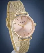 BOWA Milan Pink-Gold Mesh 34 női karóra