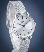 BOWA Milan Silver-Black Tone Mesh 34 női karóra