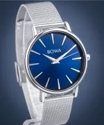 BOWA Praha Navy Blue-Silver Mesh 38 női karóra