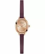 Guess Ladies Red Rose Gold Tone női karóra