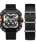 Ciga Design X Series Gorilla Black & Orange Skeleton Automatic Férfi Karóra