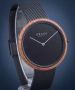 Obaku Trae Charcoal férfi karóra